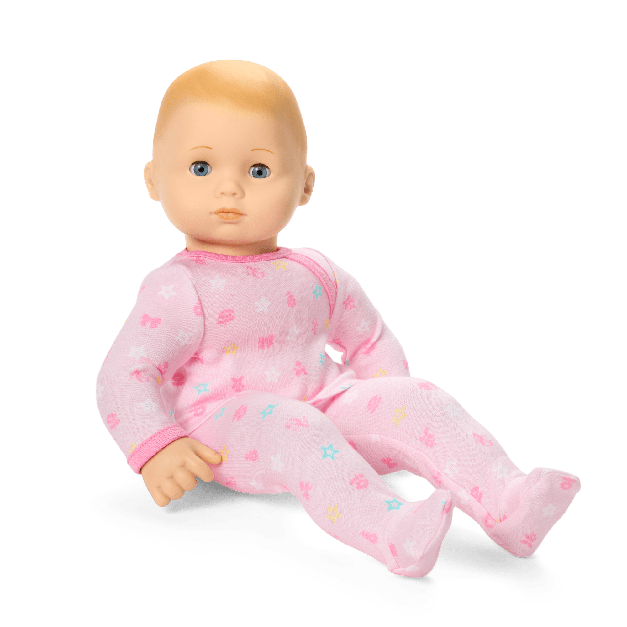 Bitty Baby® Doll #3 with blonde hair in Pastel Pink