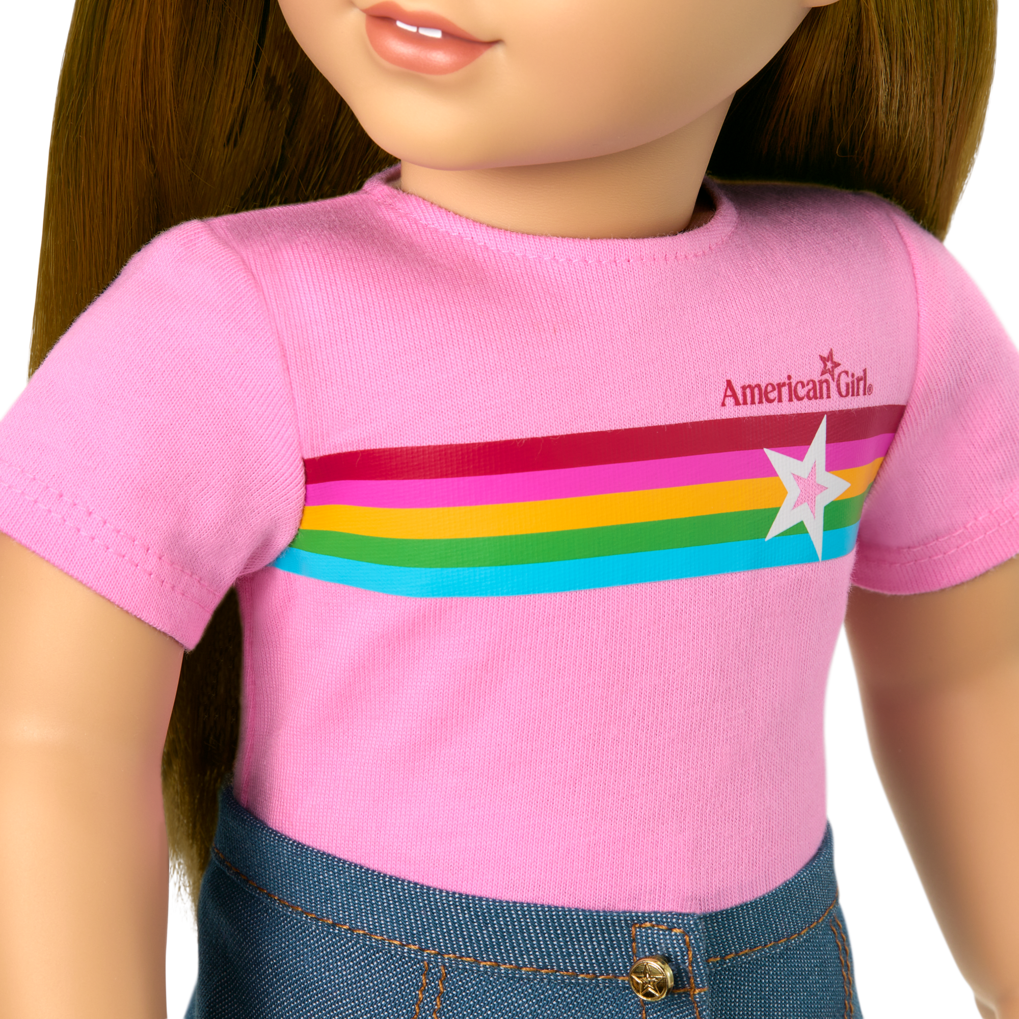 Truly Me™ 18-inch Doll #107 with straight brown hair - Image 12