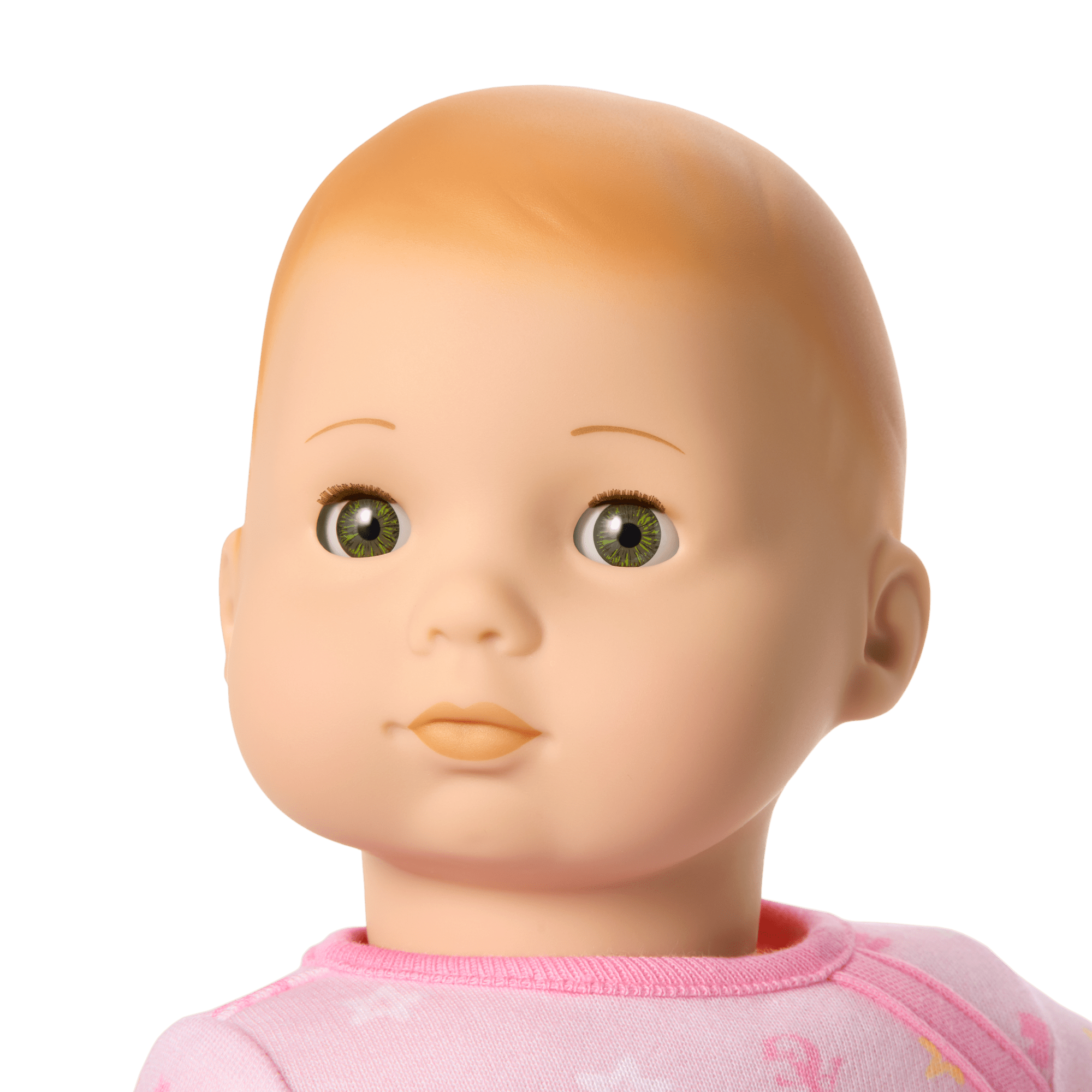 Bitty Baby® Doll #6 with red hair in Pastel Pink - Image 3