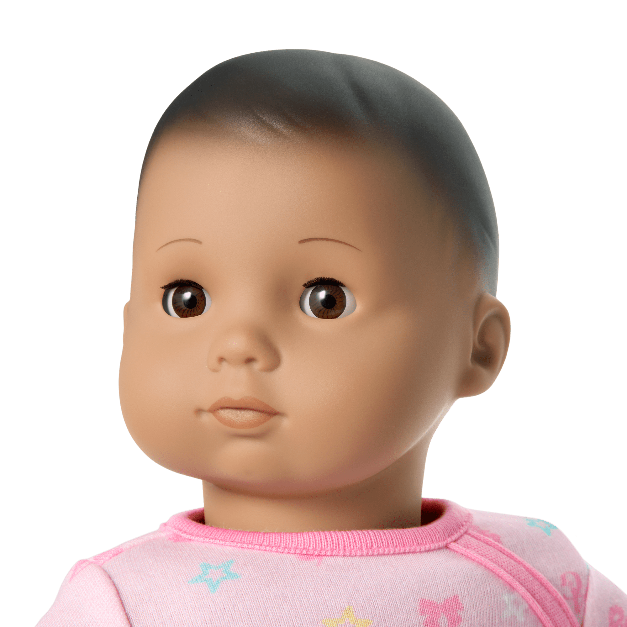 Bitty Baby® Doll #5 with dark-brown hair in Pastel Pink - Image 4