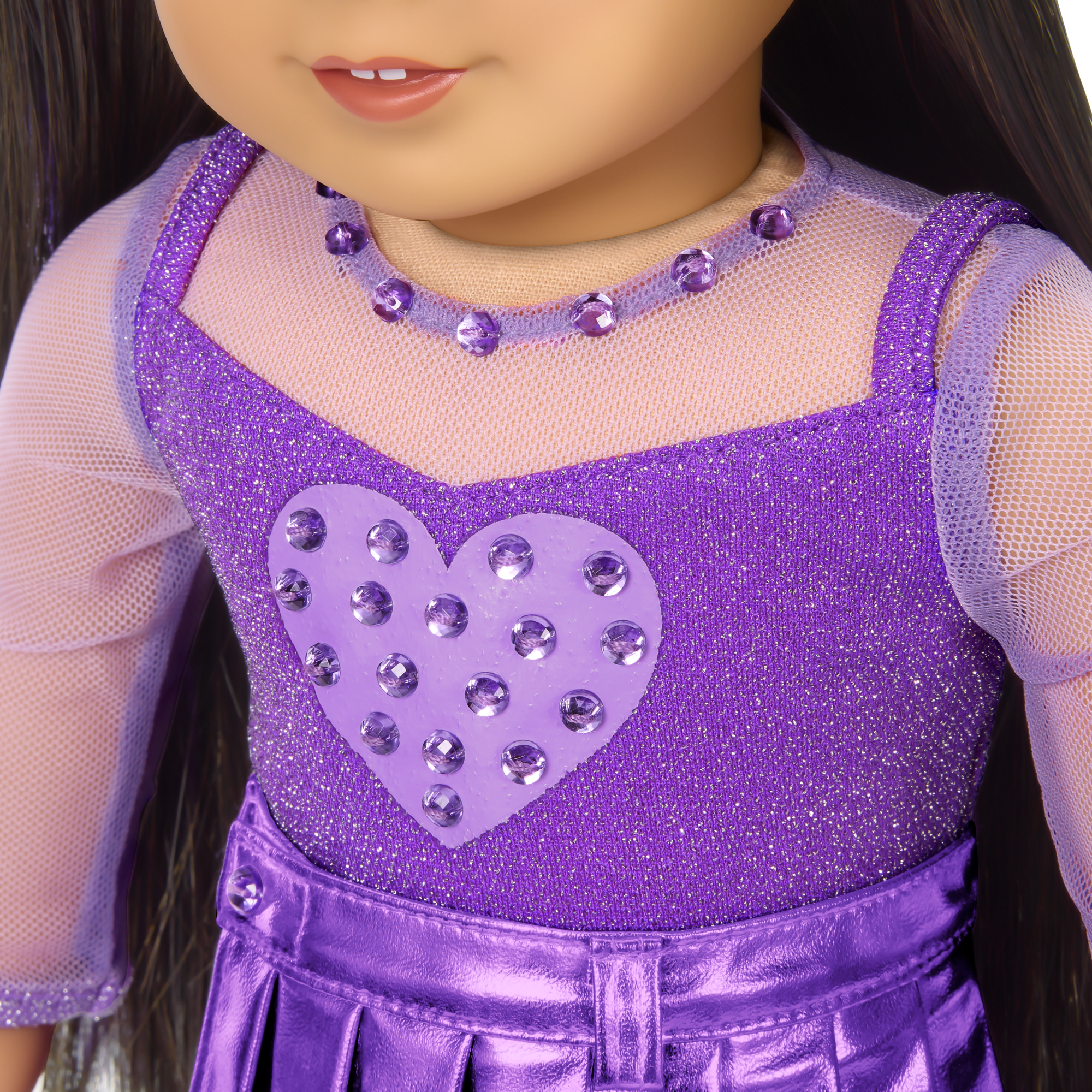 February Amethyst Bliss Outfit for 18-inch Dolls - Image 5