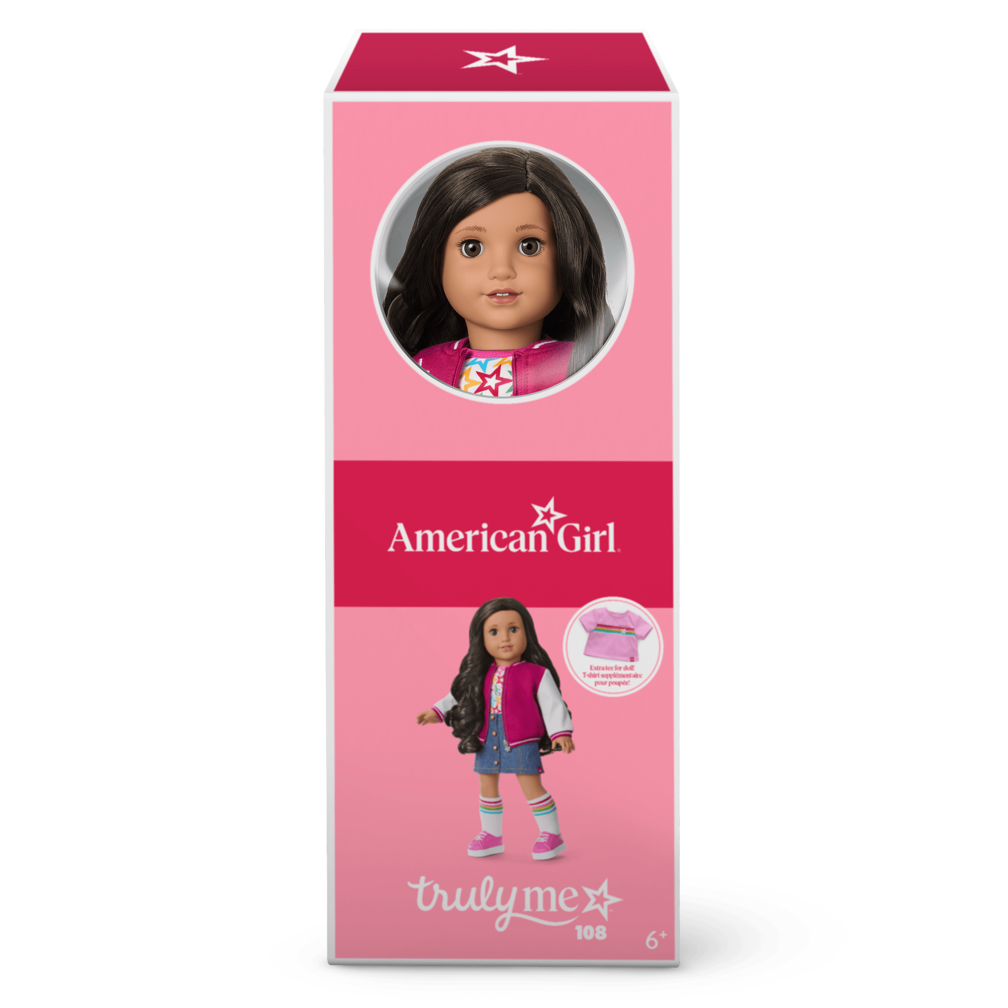 Truly Me™ 18-inch Doll #108 with curly black-brown hair - Image 16