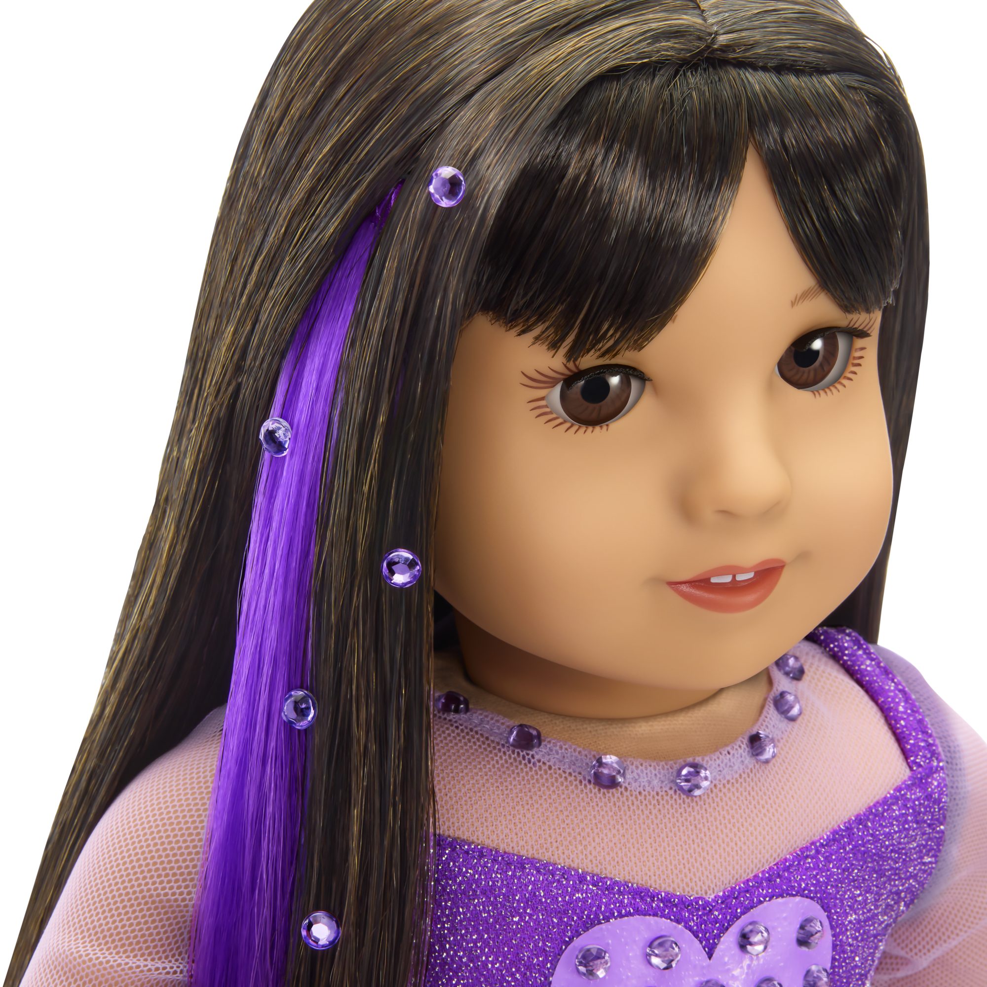 February Amethyst Bliss Outfit for 18-inch Dolls - Image 4