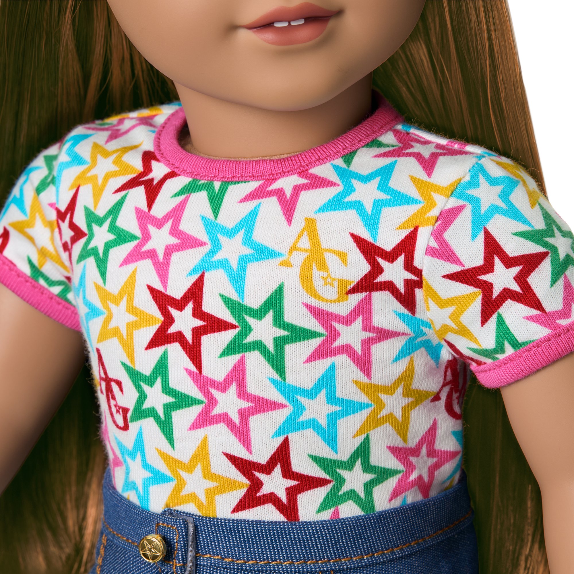 Truly Me™ 18-inch Doll #122 with straight dark-brown hair - Image 8