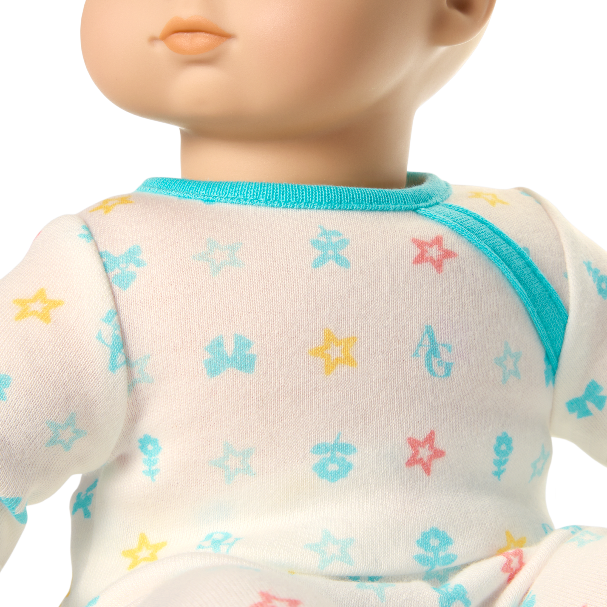 Bitty Baby® Doll #3 with blonde hair in Pastel Blue - Image 5