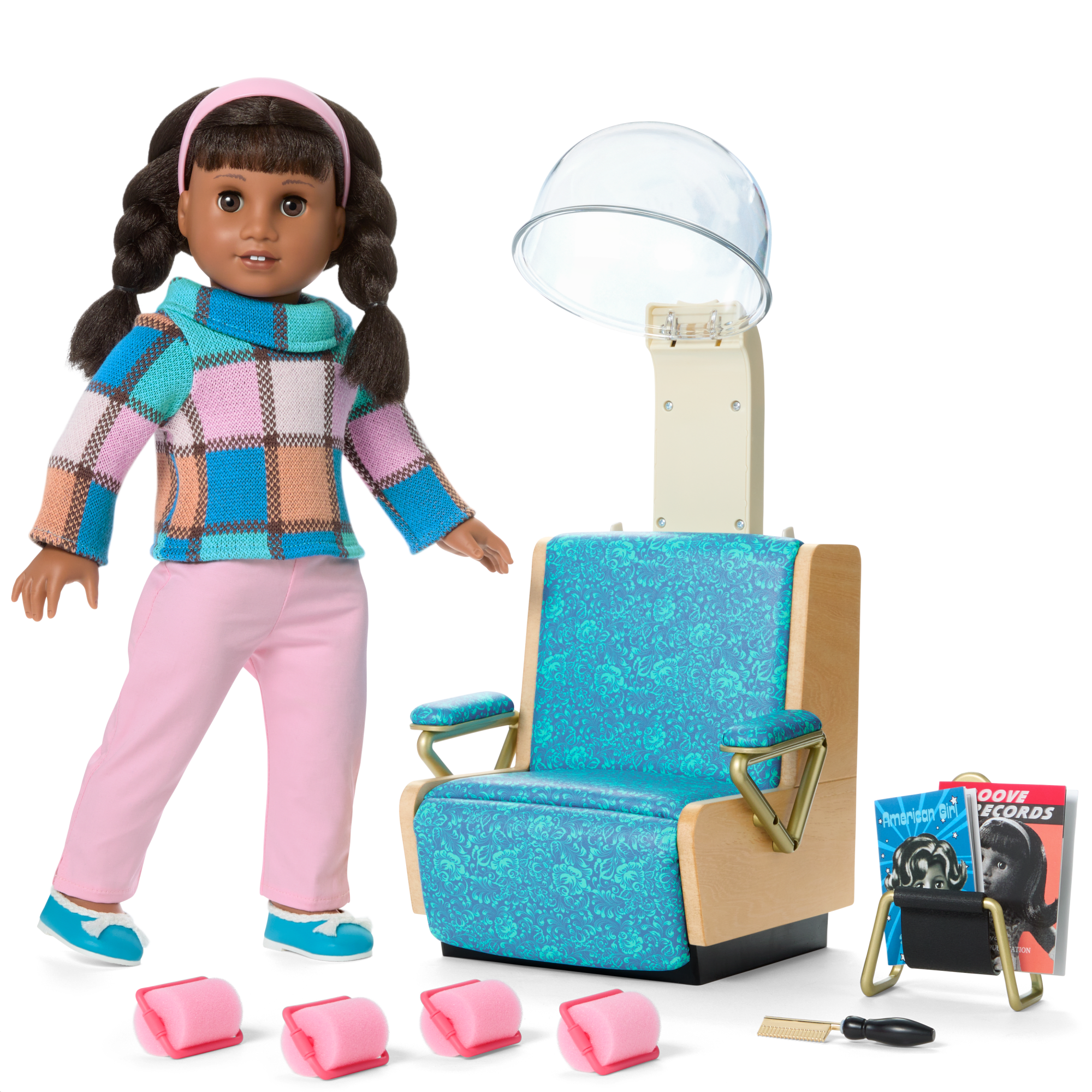 Melody's™ Salon Chair & Accessories for 18-inch Dolls (Historical Characters) - Image 9
