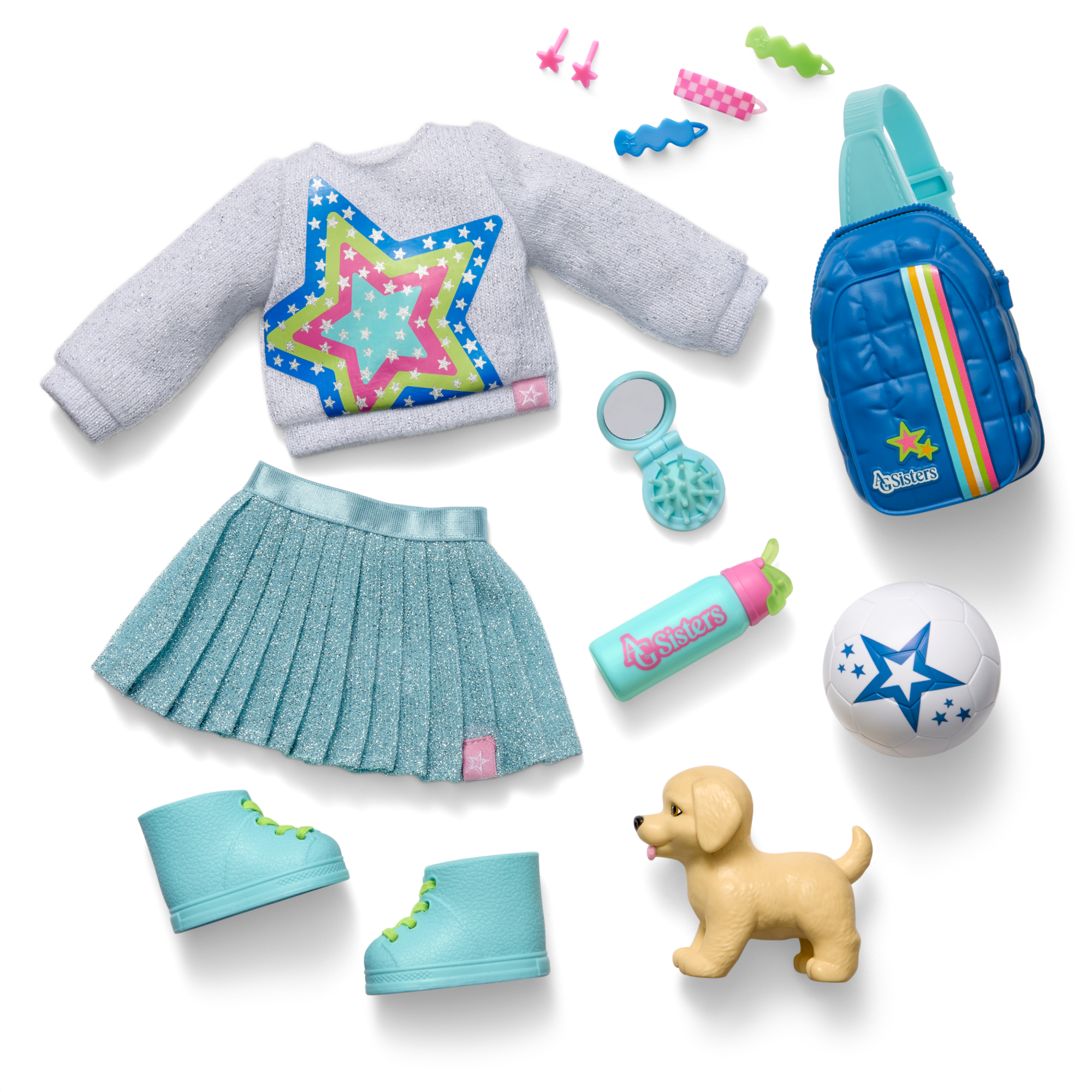 AG Sisters™ Jozette™ Doll. Book & Doll Carrier - Image 5