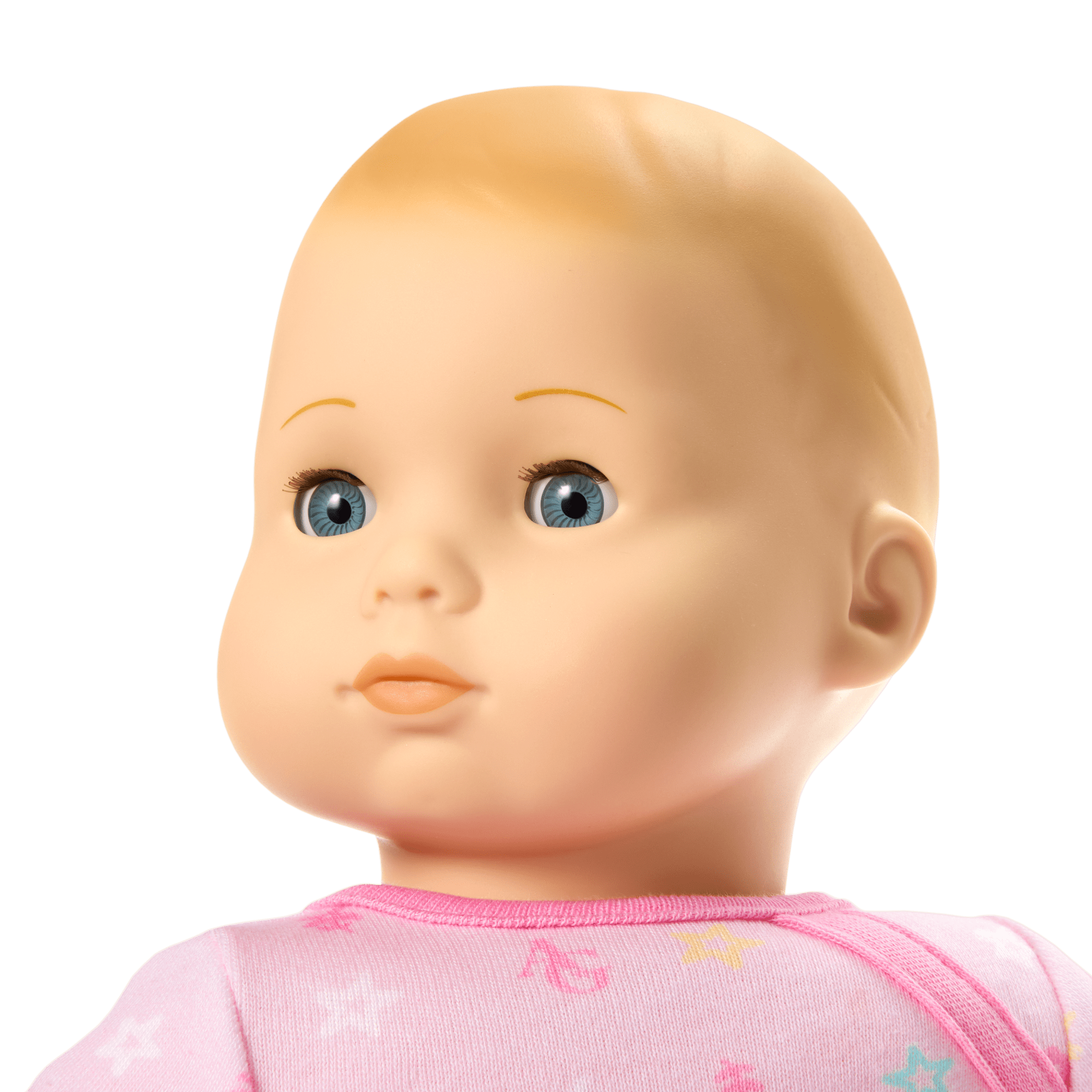 Bitty Baby® Doll #3 with blonde hair in Pastel Pink - Image 3
