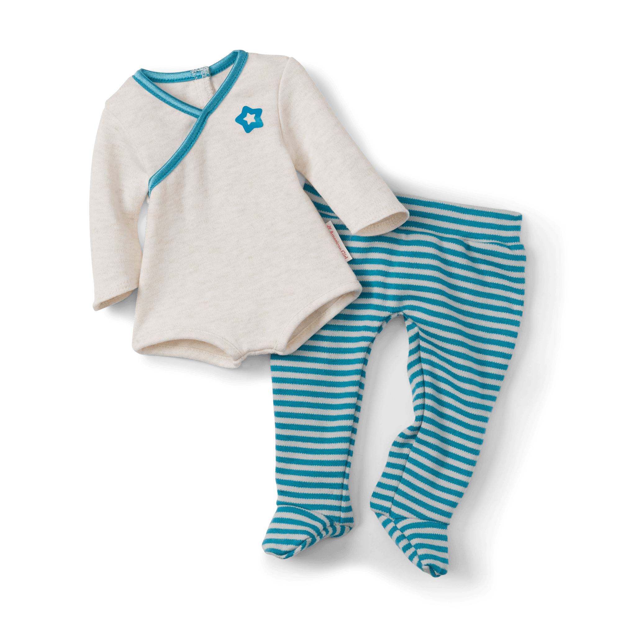 Bitty Baby® Doll #3 in Soft Blue + Bear Friend & Board Book - Image 2