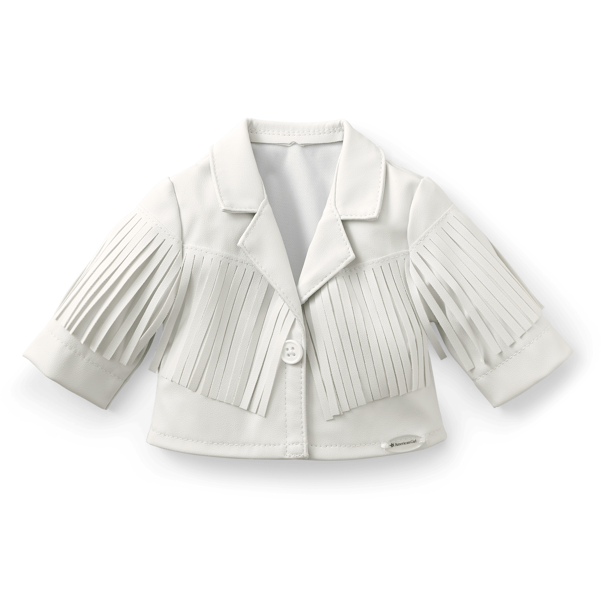 Courtney's™ White Fringe Jacket for 18-inch Dolls (Historical Characters)