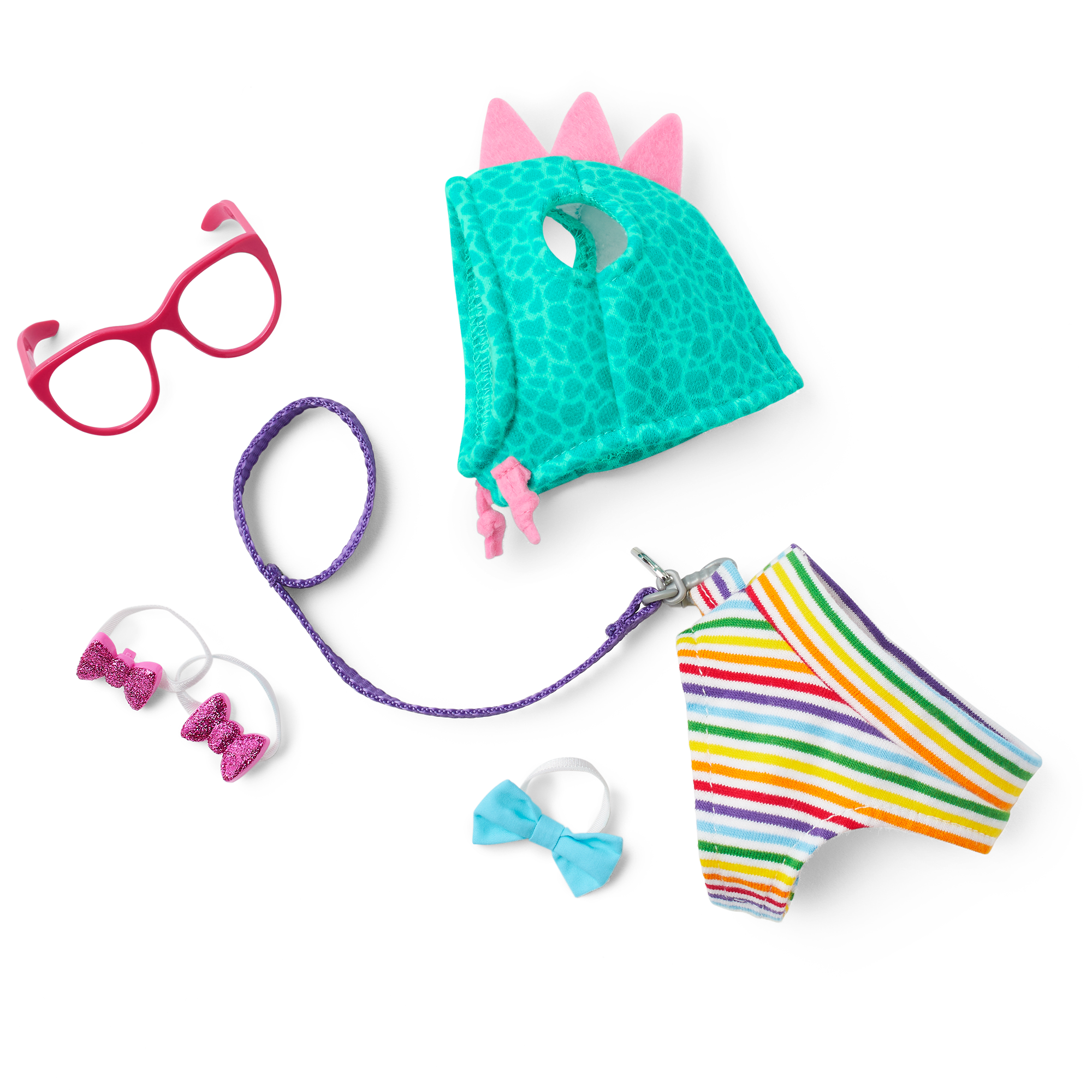 Purrpley Pink Kitty Cat for 18-inch Dolls & Fancy Pet Fashion Accessories - Image 2